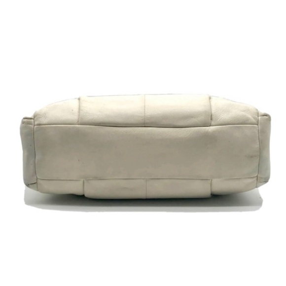 Coach Madison Kara Ivory White Leather Carryall Tote - Picture 14 of 16